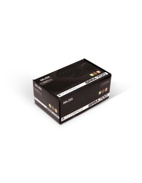 Nilox SRM-700 alimentatore per computer 700 W ATX Nero