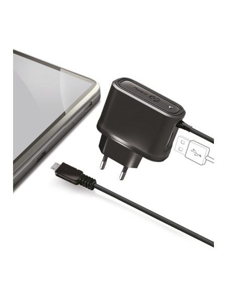 Celly TCMICRO2U Caricabatterie per dispositivi mobili Universale Nero AC Interno