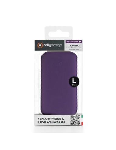 Celly TURBOL04 custodia per cellulare Custodia a sacchetto Viola
