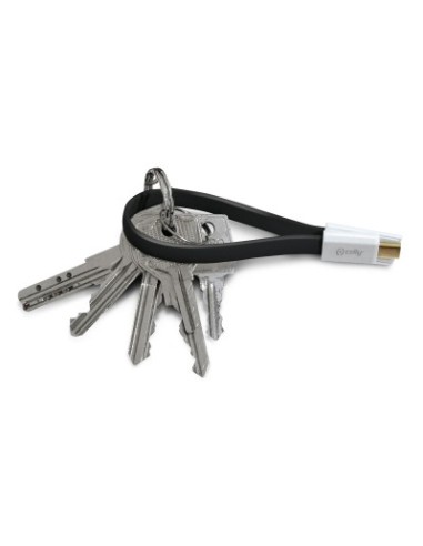 Celly USBMMICROB cavo USB 0,2 m USB A Micro-USB B Nero