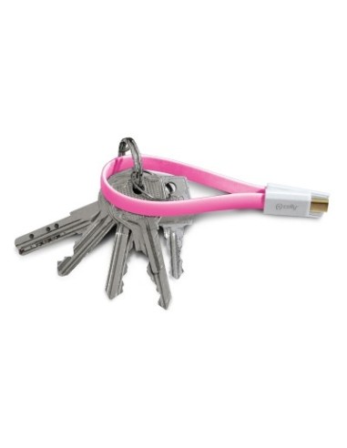 Celly USBMMICROP cavo USB 1 m USB A Micro-USB B Rosa