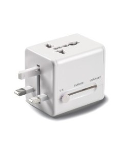 Celly UTC01 adattatore per presa di corrente Universale Bianco