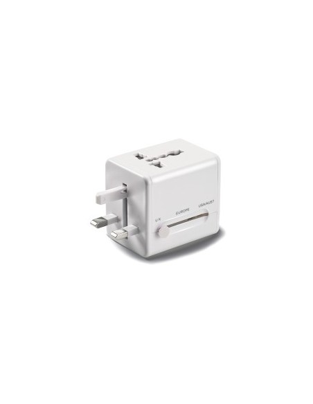 Celly UTC01 adattatore per presa di corrente Universale Bianco