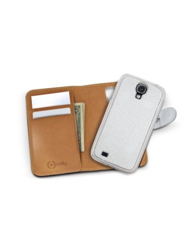 Celly AMBO290WH custodia per cellulare 12,7 cm (5") Custodia a borsellino Bianco