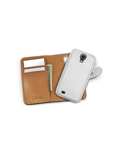 Celly AMBO290WH custodia per cellulare 12,7 cm (5") Custodia a borsellino Bianco