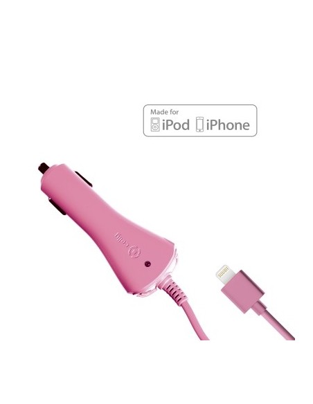 Celly CCIP5P Caricabatterie per dispositivi mobili Telefono cellulare Rosa Accendisigari Auto