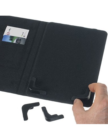 Celly CORNER7801 custodia per tablet 25,6 cm (10.1") Custodia a libro Nero