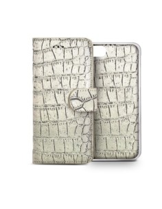 Celly CROCOAIPH5CH custodia per cellulare 10,2 cm (4") Custodia a borsellino Champagne