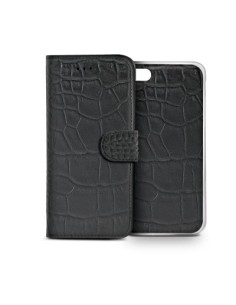 Celly CROCOAIPH6BK custodia per cellulare 11,9 cm (4.7") Custodia a borsellino Nero