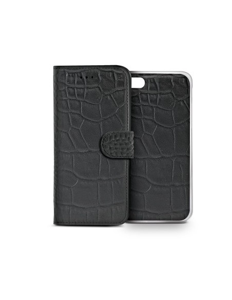 Celly CROCOAIPH6BK custodia per cellulare 11,9 cm (4.7") Custodia a borsellino Nero