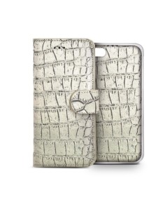 Celly CROCOAIPH6CH custodia per cellulare 11,9 cm (4.7") Custodia a borsellino Champagne