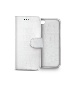 Celly CROCOAIPH6WH custodia per cellulare 11,9 cm (4.7") Custodia a borsellino Bianco