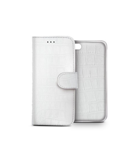 Celly CROCOAIPH6WH custodia per cellulare 11,9 cm (4.7") Custodia a borsellino Bianco