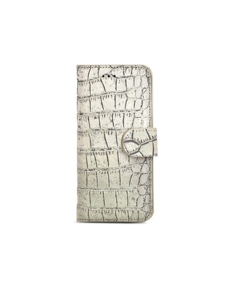 Celly CROCOWIPH6CH custodia per cellulare 11,9 cm (4.7") Custodia a borsellino Champagne