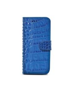 Celly CROCOWIPH6PBL custodia per cellulare 14 cm (5.5") Custodia a borsellino Blu