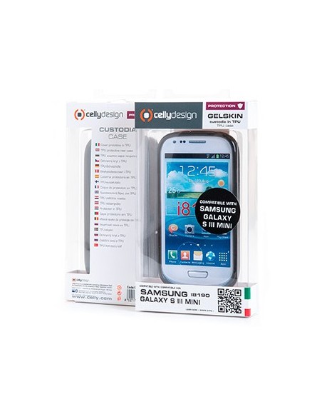 Celly GELSKIN280BK custodia per cellulare Cover Nero