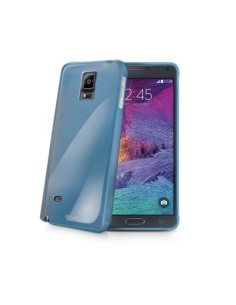 Celly Gelskin custodia per cellulare Cover Blu, Trasparente