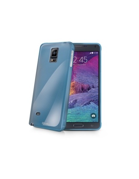 Celly Gelskin custodia per cellulare Cover Blu, Trasparente