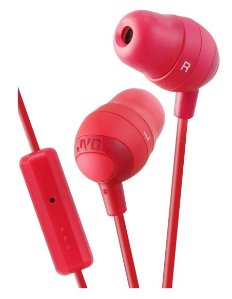 JVC HA-FR37-R Cuffie Cablato In-ear Musica e Chiamate Rosso