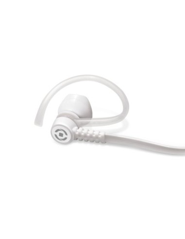 Celly HSPS02 cuffia e auricolare Cablato A clip, In-ear Bianco
