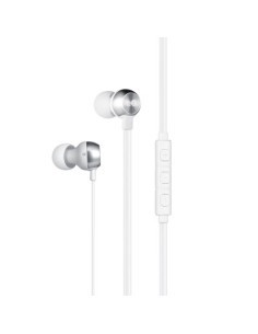 Celly HSS-F530AGEUWH cuffia e auricolare Cablato In-ear Alluminio, Bianco