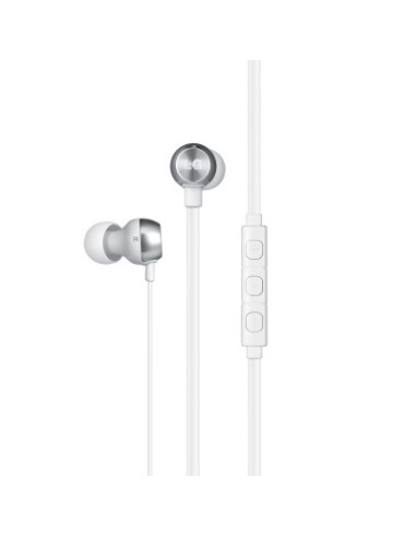 Celly HSS-F530AGEUWH cuffia e auricolare Cablato In-ear Alluminio, Bianco