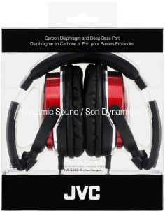 JVC HA-S660 Cuffie Cablato A Padiglione MUSICA Rosso 2