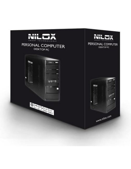 Nilox NLX- -DC PC Intel® Pentium® G G2020 4 GB DDR3-SDRAM 500 GB HDD Midi Tower Nero