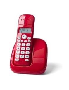 Nilox Vivavoce Telefono DECT Identificatore di chiamata Rosso