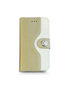 Celly ONDA custodia per cellulare 10,2 cm (4") Custodia a borsellino Oro