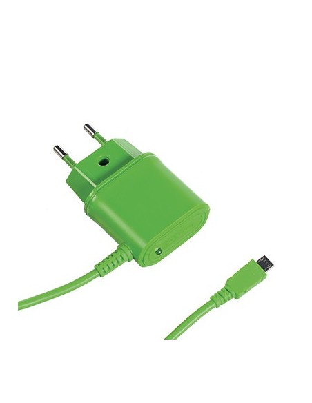 Celly TCMICROG Caricabatterie per dispositivi mobili Telefono cellulare Verde AC Interno