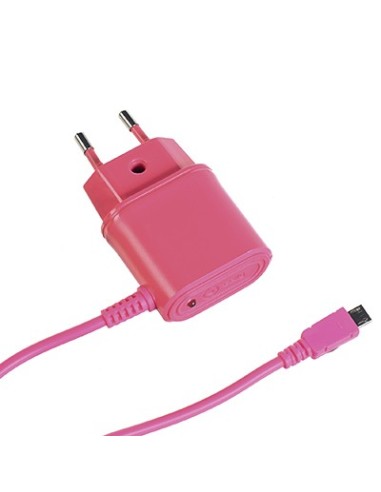 Celly TCMICROP Caricabatterie per dispositivi mobili Telefono cellulare Rosa AC Interno