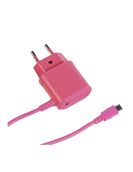 Celly TCMICROP Caricabatterie per dispositivi mobili Telefono cellulare Rosa AC Interno