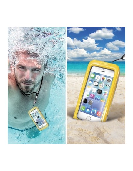 Celly WPCIPH03 custodia per cellulare 10,2 cm (4") Cover Giallo