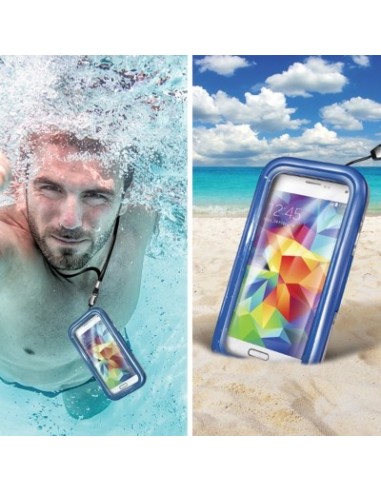 Celly WPCSAM02 custodia per cellulare 12,9 cm (5.1") Cover Blu