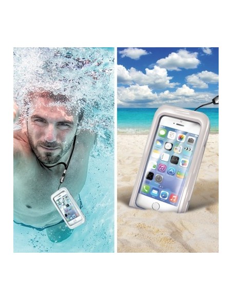 Celly WPCIPH01 custodia per cellulare 10,2 cm (4") Cover Bianco