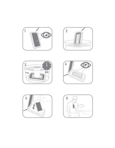 Celly WPCIPH01 custodia per cellulare 10,2 cm (4") Cover Bianco