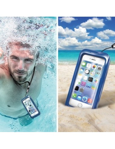 Celly WPCIPH02 custodia per cellulare 10,2 cm (4") Cover Blu