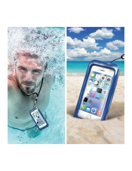 Celly WPCIPH02 custodia per cellulare 10,2 cm (4") Cover Blu