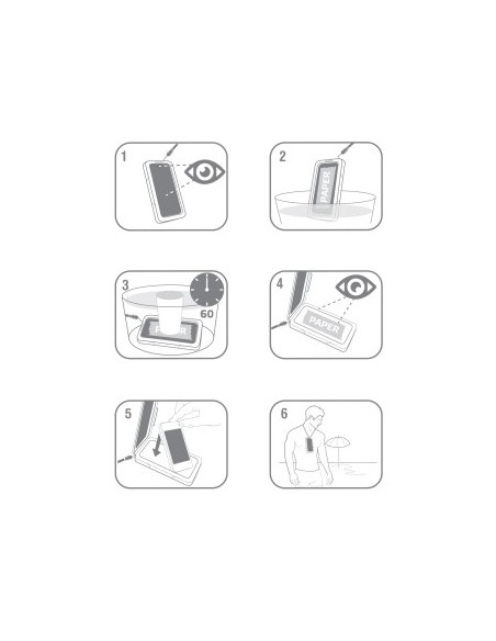 Celly WPCIPH02 custodia per cellulare 10,2 cm (4") Cover Blu