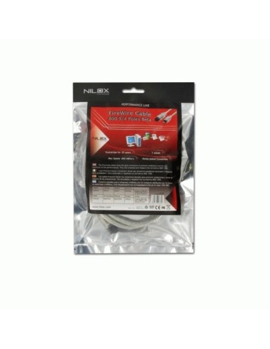 Nilox 07NXFC0194201 cavo firewire 1 m