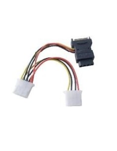 Nilox SATA 5.25" 4pin F - 4pin + SATA (M F) 0.15m 0,15 m