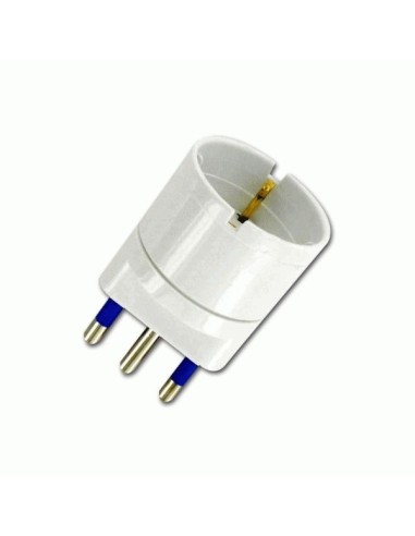 Nilox 07NXAD0000005 adattatore per inversione del genere dei cavi CEI 23-16 VII (16A 250V )M CEE 7 4 (16A 250V) F Bianco