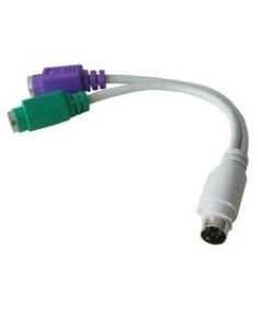 Nilox PS2 15 cm Adattatore cavo PS 2 0,15 m 6-p Mini-DIN 2x 6-p Mini-DIN Bianco