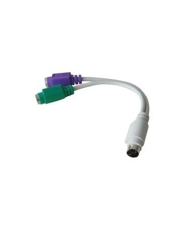 Nilox PS2 15 cm Adattatore cavo PS 2 0,15 m 6-p Mini-DIN 2x 6-p Mini-DIN Bianco