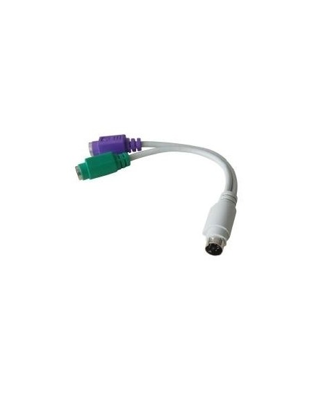 Nilox PS2 15 cm Adattatore cavo PS 2 0,15 m 6-p Mini-DIN 2x 6-p Mini-DIN Bianco