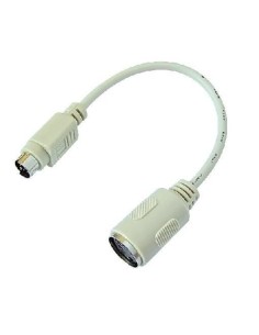 Nilox 07NXAD00KB201 cavo PS 2 6-p Mini-DIN 5-p Mini-DIN