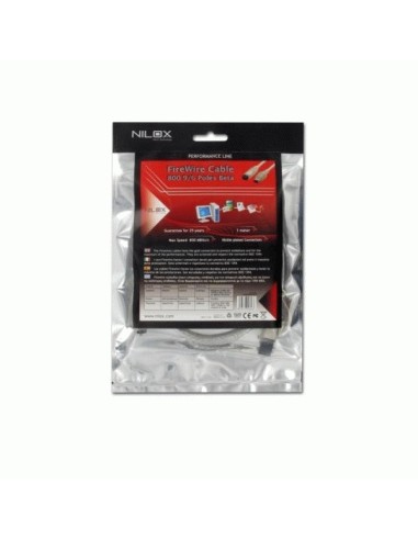 Nilox 07NXFC0196201 cavo firewire 1 m
