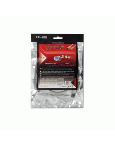Nilox 07NXFC0196201 cavo firewire 1 m