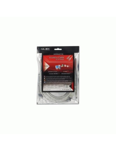 Nilox 07NXFC03PG201 cavo firewire 3 m